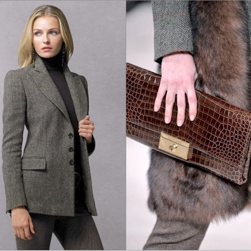 Ralph Lauren Collection * 2010 Sable Brown Lamb Shearling Gilet Silvie Vest - Picture 14 of 17